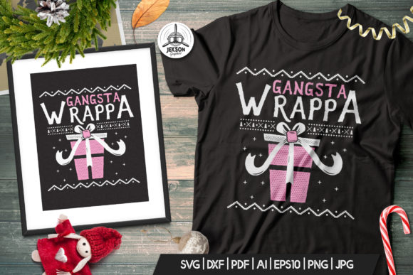 Christmas Sweater T-Shirt Design Graphics & Templates