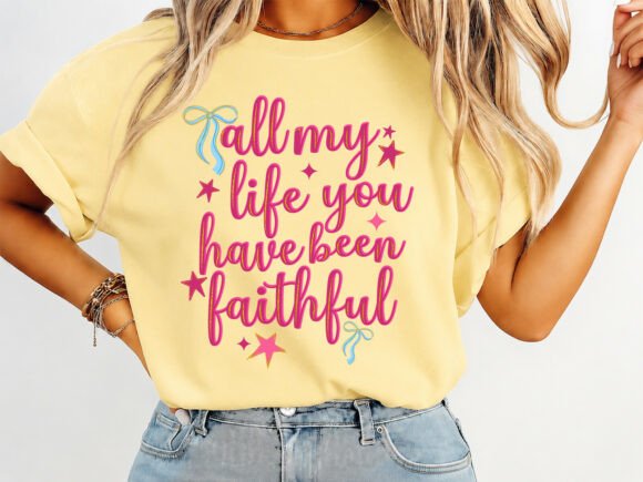 Faithful Quote T-Shirt SVG PNG Design: Graphics for T-Shirt Designs