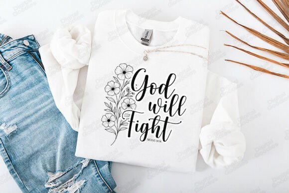 God Will Fight Exodus 14 Verse T-Shirt Graphics Review