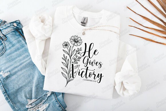 He Gives Victory Bible Verse Design – A Designer’s Honest Take