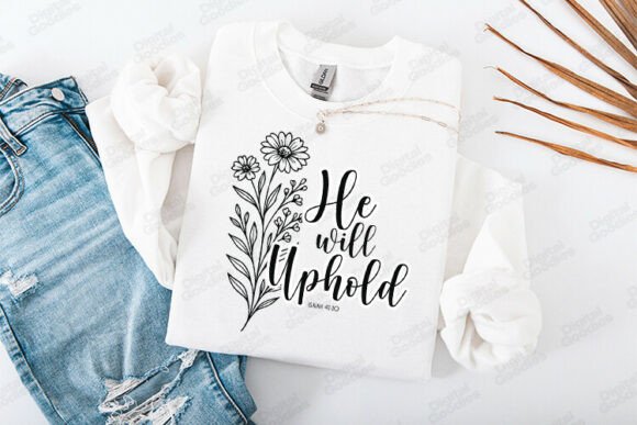 He Will Uphold: Isaiah 41 T-Shirt Graphics Review