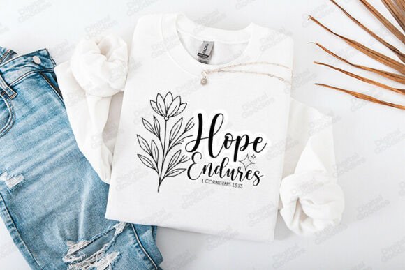 Hope Endures Bible Verse Design: T-Shirt Graphics Review