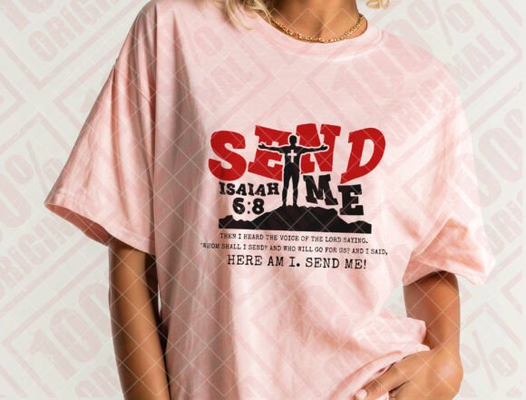 Isaiah 6 8 Svg Graphics for T-Shirt Designs