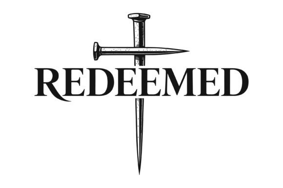 Redeemed Cross Nails SVG for T-Shirt Graphics