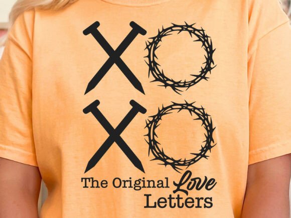 XOXO The Original Love Letters: T-Shirt Graphics & SVG